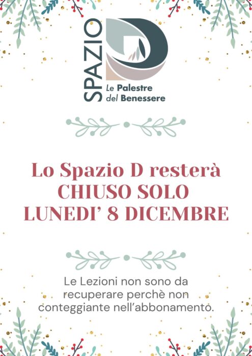 8 Dicembre 1 Volantino Natale Semplice Chiaro Floreale 3